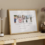 Personalized Poppy Photo Collage Print – A Heartfelt Gift for Grandfathers