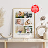 Personalized World's Best Daddy Photo Collage – Custom Family Print