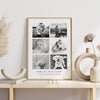 Personalized World's Best Daddy Photo Collage – Custom Family Print