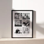 Personalized World's Best Daddy Photo Collage – Custom Family Print