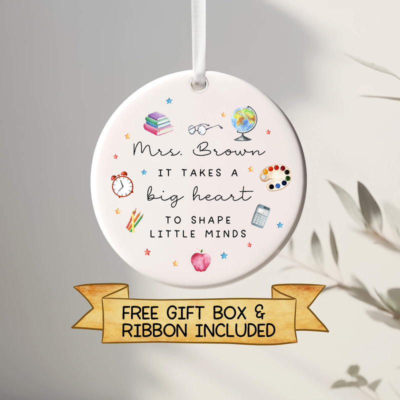 Personalised Ornament for Teachers & Educators