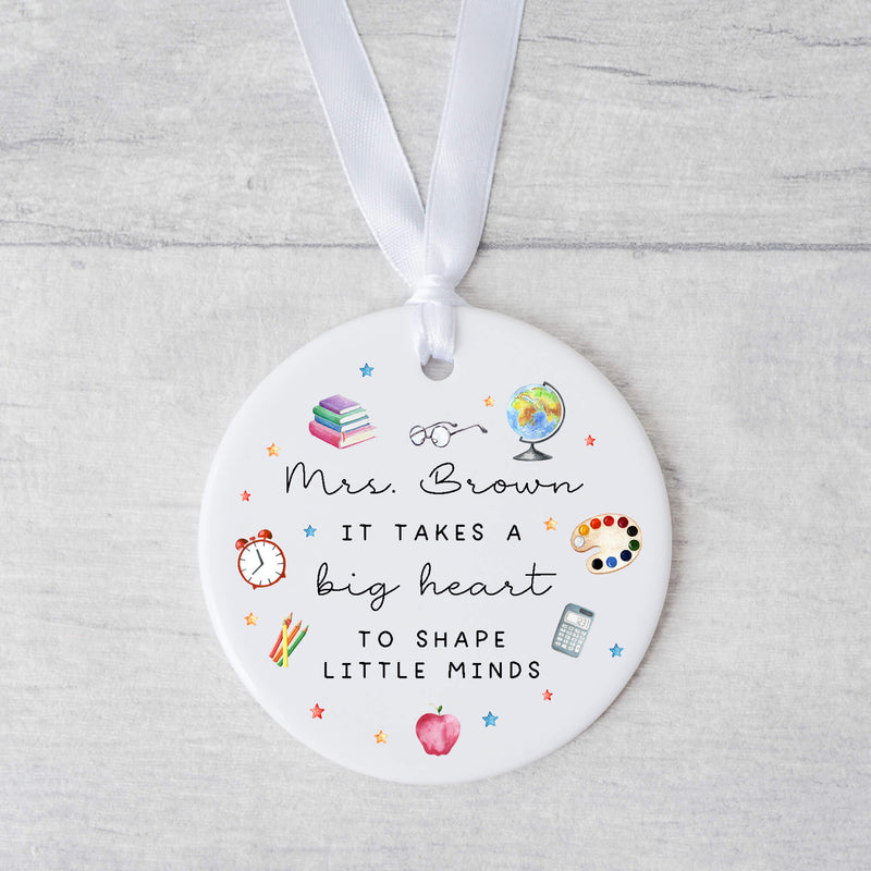 Personalised Ornament for Teachers & Educators