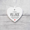 It Takes a Village Ornament – Thank You Gift for Teachers, Carers & Mentors
