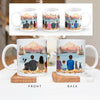 Personalised Mugs - Family Portraits - Fall Mountain Lake - Housewarming Gift Ideas - Family, Mother's Day, Father's Day Gifts