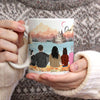 Personalised Mugs - Family Portraits - Fall Mountain Lake - Housewarming Gift Ideas - Family, Mother's Day, Father's Day Gifts