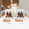 Personalised Christmas Mugs - Family Portrait - Christmas Tree - 2