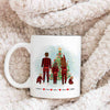 Personalised Christmas Mugs - Family Portrait - Christmas Tree - 2