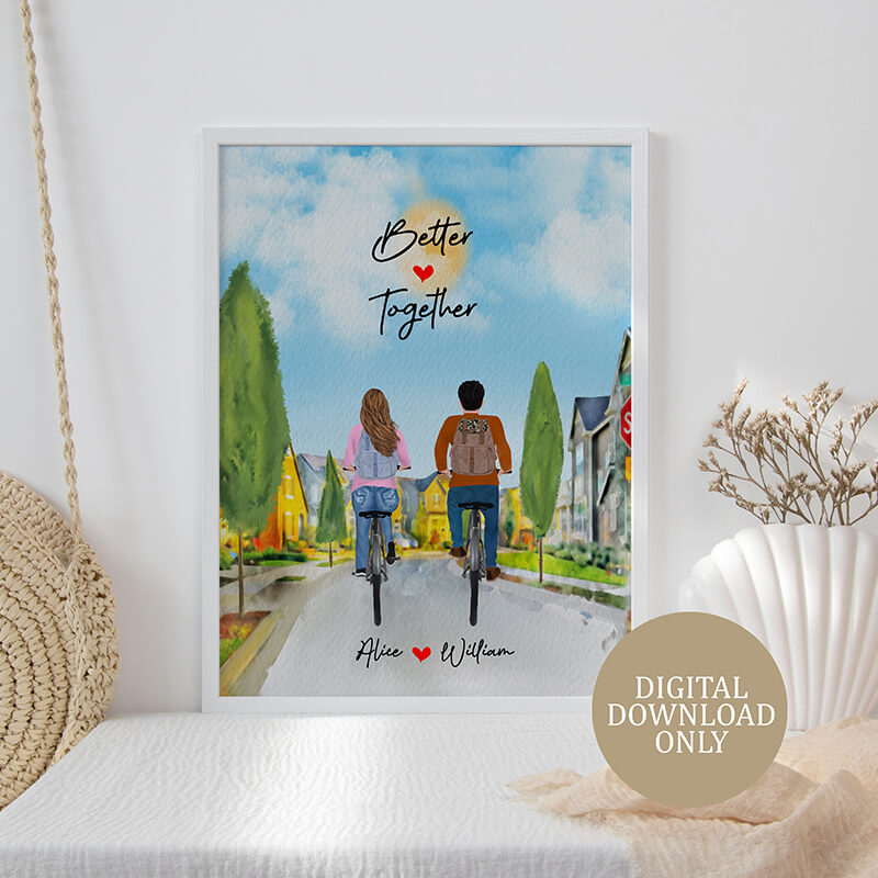 Personalised Prints - Couple Gifts - Better Together