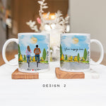 Personalised Mugs - Anniversary Gifts - Bicycle Couple Mugs - Better Together - Valentines, Birthday Gifts - Boyfriend, Girlfriend, Husband, Wife Gifts
