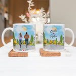 Personalised Mugs - Anniversary Gifts - Bicycle Couple Mugs - Better Together - Valentines, Birthday Gifts - Boyfriend, Girlfriend, Husband, Wife Gifts