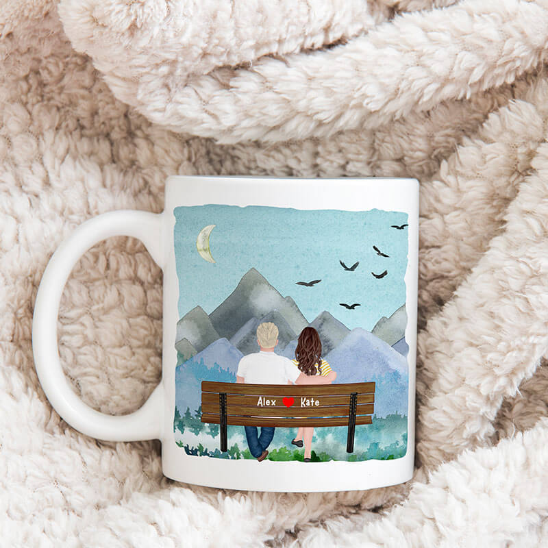 Personalised Mugs - Anniversary Gifts - Couple Mugs - Our Love Story Is My Favorite - Valentines, Birthday gifts - Boyfriend, Girlfriend, Husband, Wife Gifts