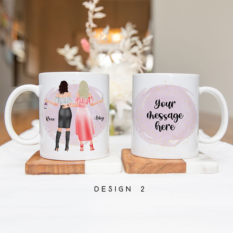 Up To 3 - Personalised Mug For Work Colleague - Work Made Us Friends