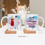 Up To 3 - Personalised Mug For Work Colleague - Love Heart