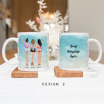 Up to 4 - Personalised Best Friends Mug - To My Best Friends