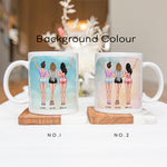 Up to 4 - Personalised Best Friends Mug - To My Best Friends