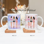 Up to 4 - Personalised Best Friends Mug - To My Best Friends