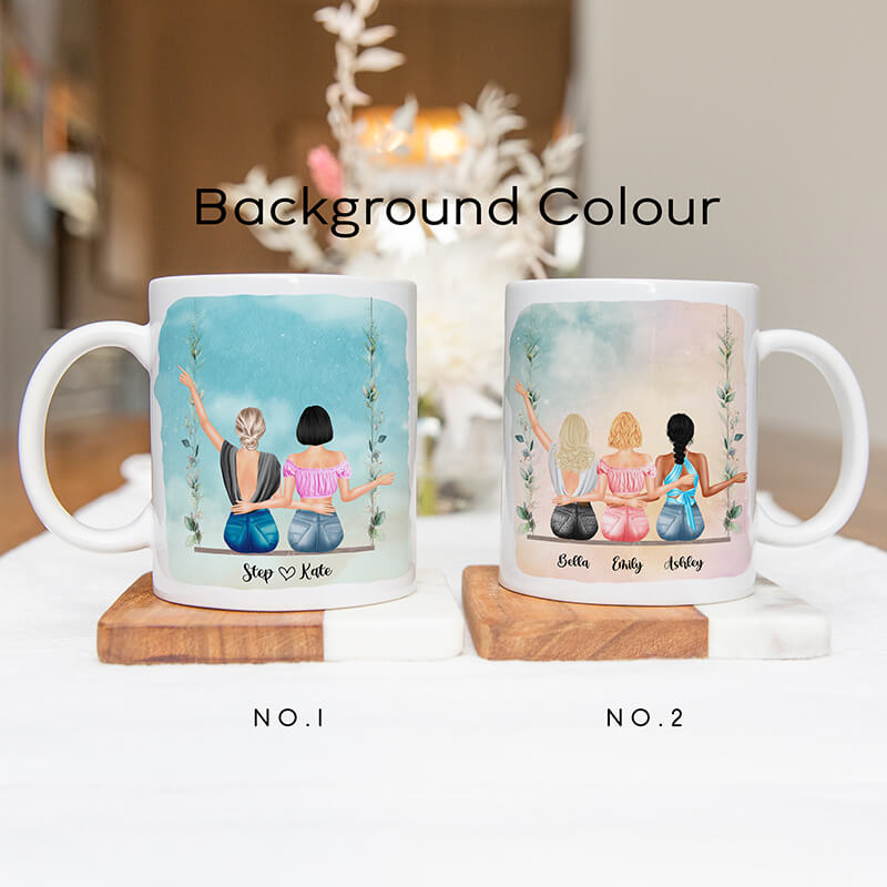 Up to 3 - Personalised Best Friends Mug - Our Friendship Is Endless