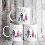 Up To 6 - Personalised Mugs - Family Portraits - Housewarming Gift Ideas - Family, Mother's Day, Father's Day Gifts