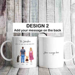 Up To 6 - Personalised Mugs - Family Portraits - Housewarming Gift Ideas - Family, Mother's Day, Father's Day Gifts