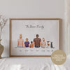Personalised Family Prints - Big Family