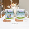 Up to 4 - Personalised Best Friends Mug - Mountain Lake