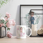 Wedding Gifts - Personalised Mugs - Engagement Present Ideas - Custom Mugs For Couples - Bride and Groom Couple Mugs - Mr and Mrs
