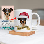 Personalised Christmas Pet Photo Mugs - Merry Christmas