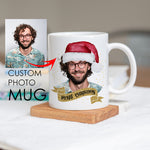Personalised Christmas Photo Mugs - Merry Christmas - 2