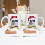 Personalised Christmas Pet Photo Mugs - Merry Christmas
