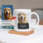 Photo Mugs - Personalised Dog Mug - Custom Mugs with Pet Picture - Unique Gifts for Dog Cat Lovers- Mugshot