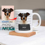 Photo Mugs - Personalised Dog Mug - Custom Mugs with Pet Picture - Unique Gifts for Dog Cat Lovers- Mugshot