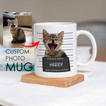 Photo Mugs - Personalised Dog Mug - Custom Mugs with Pet Picture - Unique Gifts for Dog Cat Lovers- Mugshot