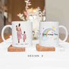 Up To 3 Kids - Personalised Mugs - Mum & Kids Portraits  - Mother's Day Gifts for Mum, Daughter & Son - Birthday Gifts For Wife - 2