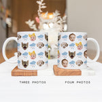 Photo Mug - Photo Gifts - Personalised Mugs - Customised Gifts For Him, Her - Dog, Cat Gifts - Cloud