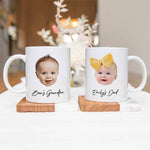 Photo Mugs - Personalised Mugs with Baby Photo - Mothers Day, Fathers Day, Birthday - Gift For Mum, Dad, Grandparents