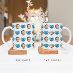 Personalised Photo Mug - Love Hearts