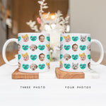 Personalised Photo Mug - Love Hearts
