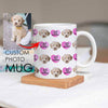 Personalised Photo Mug - Love Hearts
