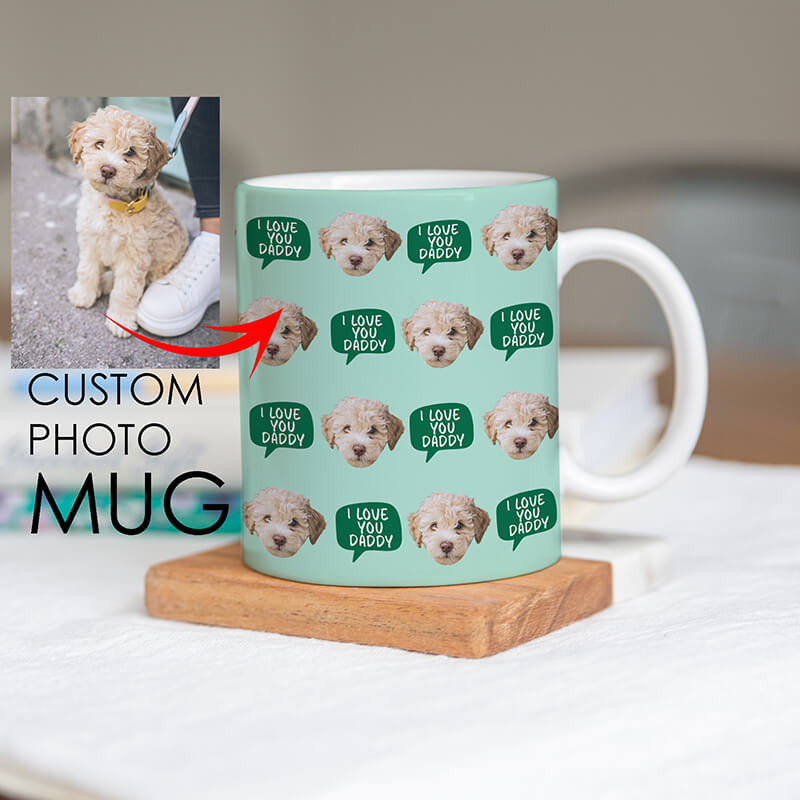 Photo Mug - Photo Gifts - Personalised Mugs - Customised Gifts For Him, Her - Dog, Cat Gifts - Speech Bubble - 2