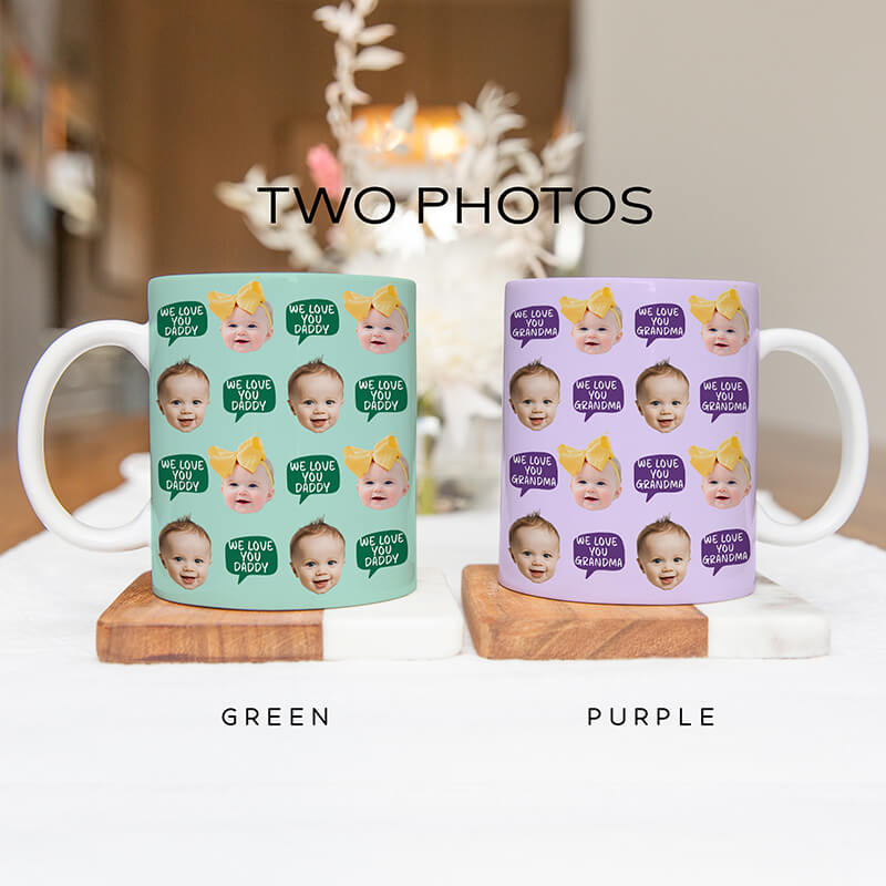 Photo Mug - Photo Gifts - Personalised Mugs - Customised Gifts For Him, Her - Dog, Cat Gifts - Speech Bubble