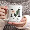 Personalised Mugs - Initial, Name Mug - Personalised Gifts For Her - Monogrammed Ceramic Cups - Birthday Gift For Best Friend - World's Best Friend