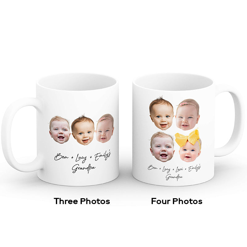 Photo Mugs - Personalised Mugs with Baby Photo - Mothers Day, Fathers Day, Birthday - Gift For Mum, Dad, Grandparents