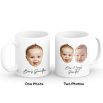 Photo Mugs - Personalised Mugs with Baby Photo - Mothers Day, Fathers Day, Birthday - Gift For Mum, Dad, Grandparents
