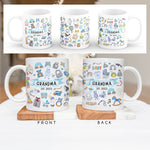 Pregnancy Announcement - Personalised Mugs - Pregnancy Reveal Grandparents - Baby Nursery