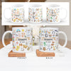 Pregnancy Announcement - Personalised Mugs - Pregnancy Reveal Grandparents - Baby Nursery