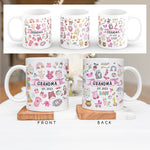 Pregnancy Announcement - Personalised Mugs - Pregnancy Reveal Grandparents - Baby Nursery