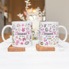 Pregnancy Announcement - Personalised Mugs - Pregnancy Reveal Grandparents - Baby Nursery