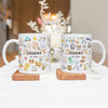 Pregnancy Announcement - Personalised Mugs - Pregnancy Reveal Grandparents - Baby Nursery