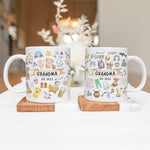 Pregnancy Announcement - Personalised Mugs - Pregnancy Reveal Grandparents - Baby Nursery