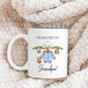 Pregnancy Announcement - Personalised Mugs - Pregnancy Reveal Grandparents - Baby Cloth